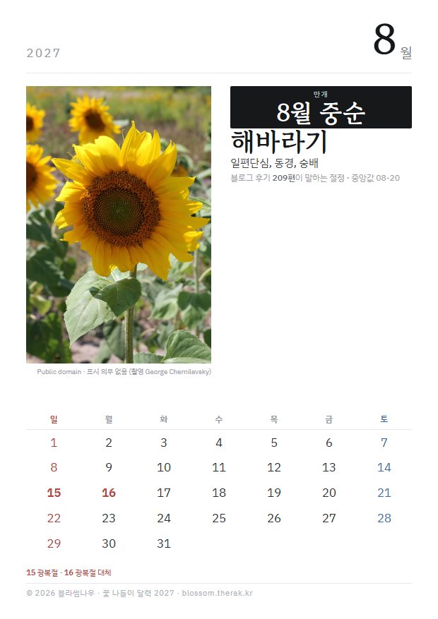 8월 지면